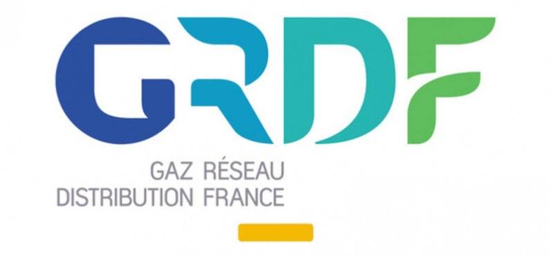 Logo GRDF, Fournisseur d'énergies à Virelade