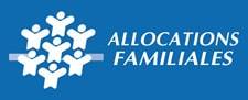 Logo Caf, Allocations familiales - Virelade